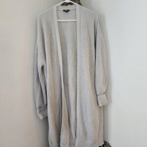 Womens Express Midi Length Woven Cardigan Size Large